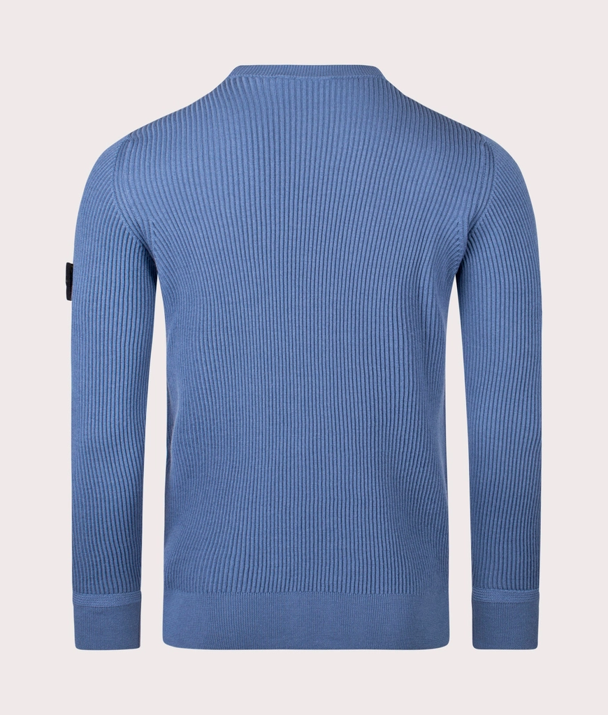 Stone Island Mens Wool Crew Neck Jumper